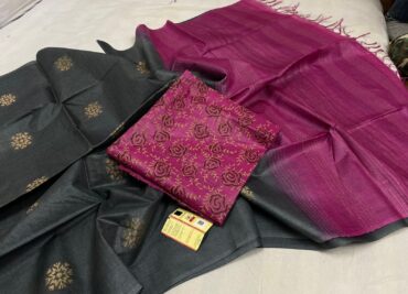 Pure Tussar Fancy Sarees With Blouse (16)