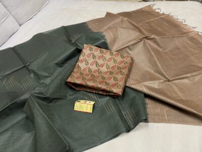 Pure Tussar Fancy Sarees With Blouse (3)