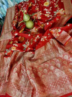 Banarasi Silk Meenakari Weaving Sarees (13)