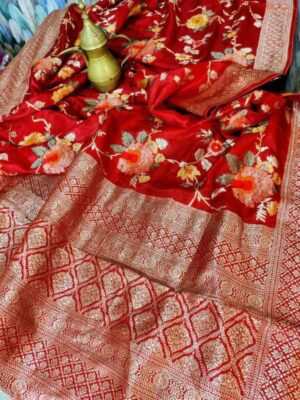 Banarasi Silk Meenakari Weaving Sarees (18)