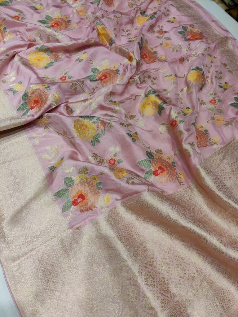 Banarasi Silk Meenakari Weaving Sarees – siri designers