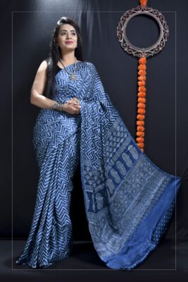 Designer Modal Silk Ajrakh Sarees (19)