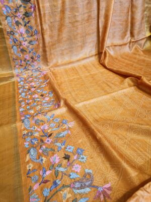 Exclusive Collection Handloom Zari Tussar Silk Sarees (18)