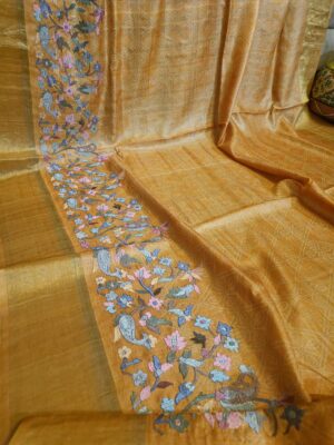 Exclusive Collection Handloom Zari Tussar Silk Sarees (4)