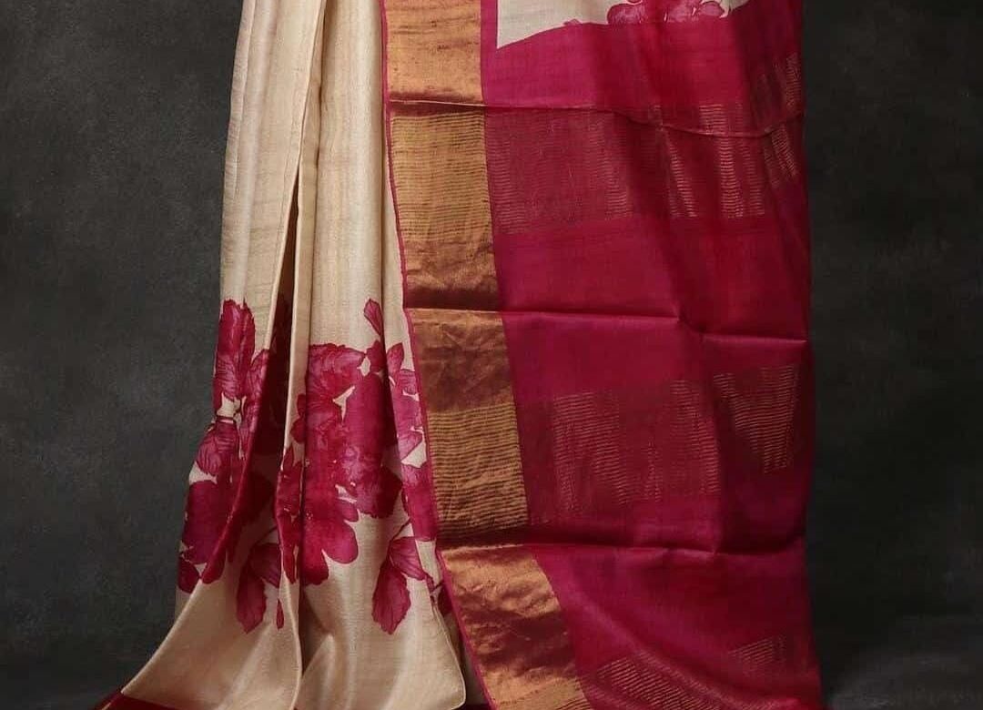 Exclusive Prints In Tussar Silk (10)