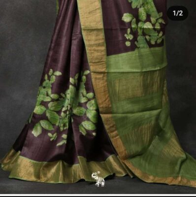 Exclusive Prints In Tussar Silk (2)
