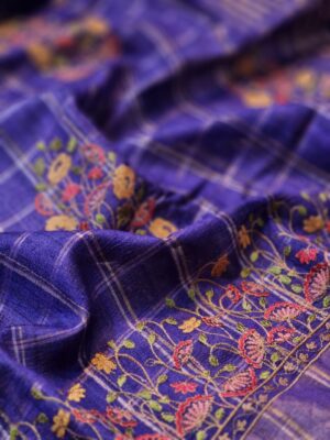 Exclusive Pure Tussar Silk Embroidary Pitchwai Border (12)