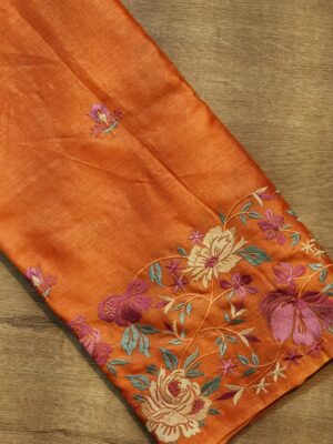 Exclusive Pure Tussar Silk Embroidary Sarees (12)