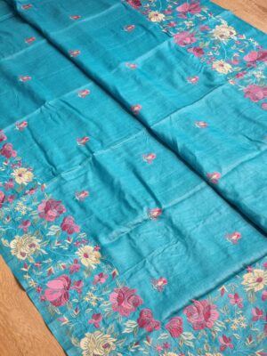 Exclusive Pure Tussar Silk Embroidary Sarees (21)