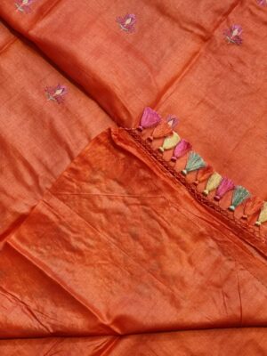 Exclusive Pure Tussar Silk Embroidary Sarees (36)
