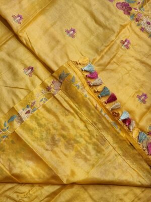 Exclusive Pure Tussar Silk Embroidary Sarees (41)