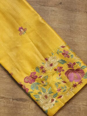 Exclusive Pure Tussar Silk Embroidary Sarees (7)