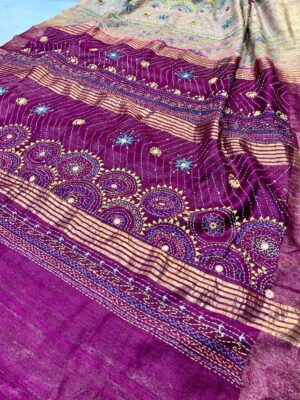 Gachi Tussar Pure Silk Handloom Sarees (10)