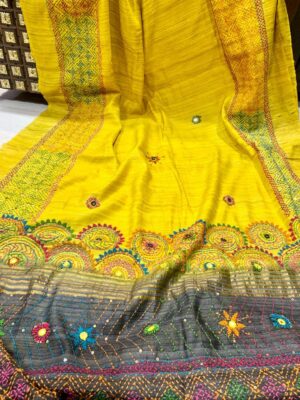 Gachi Tussar Pure Silk Handloom Sarees (2)