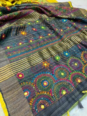 Gachi Tussar Pure Silk Handloom Sarees (21)