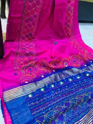 Gachi Tussar Pure Silk Handloom Sarees (24)