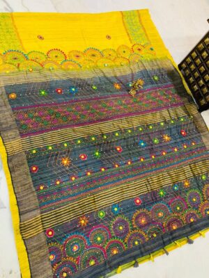 Gachi Tussar Pure Silk Handloom Sarees (25)