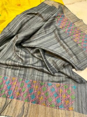 Gachi Tussar Pure Silk Handloom Sarees (3)