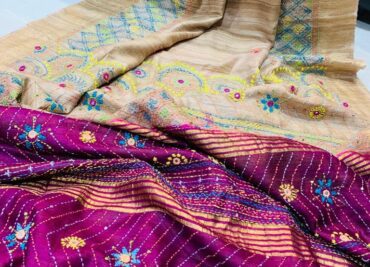 Gachi Tussar Pure Silk Handloom Sarees (5)