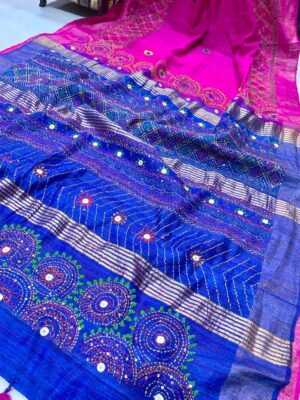Gachi Tussar Pure Silk Handloom Sarees (6)