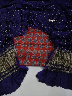 Latest Ajrakh Modal Silk Dreses (2)