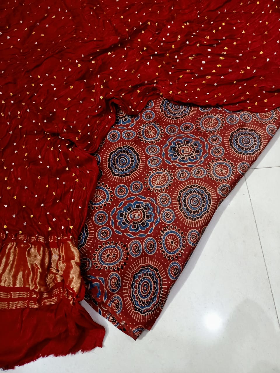 Latest Ajrakh Modal Silk Dreses | siri designers