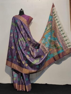 Latest New Tussar Silk Sarees (10)
