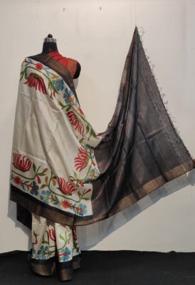 Latest New Tussar Silk Sarees (20)