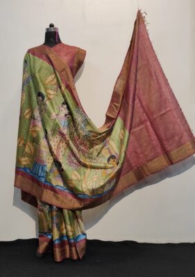 Latest New Tussar Silk Sarees (3)
