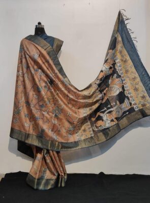 Latest New Tussar Silk Sarees (8)