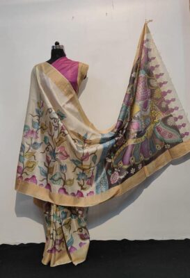 Latest New Tussar Silk Sarees (9)