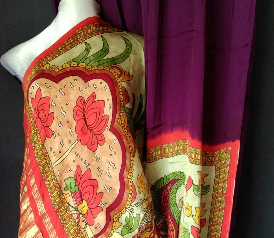 Modal Silk Tissue Pallu Sarees (1)