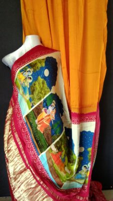 Modal Silk Tissue Pallu Sarees (5)