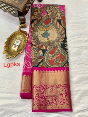 Pure Gadwal Silk Penkalamkari Sarees (35)