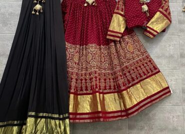 Pure Gajji Modal Silk With Chaniya Choli (5)
