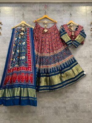 Pure Gajji Silk Lehanga Cholis (10)