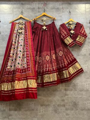 Pure Gajji Silk Lehangas Set (14)