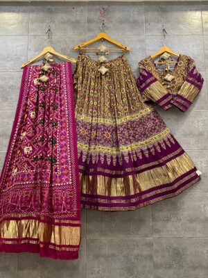Pure Gajji Silk Lehangas Set (3)