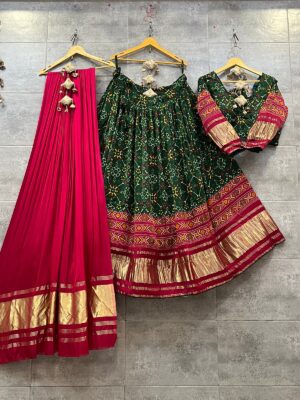 Pure Gajji Silk Lehangas Set (5)