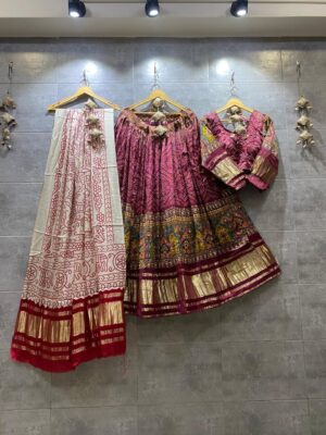 Pure Gajji Silk Lehangas Set (9)