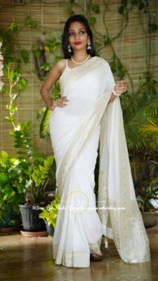 Pure Georgette Sequence Sarees (27)