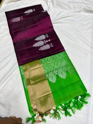 Pure Handloom Kanchipuram Soft Silk Sarees (1)