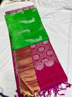 Pure Handloom Kanchipuram Soft Silk Sarees (11)