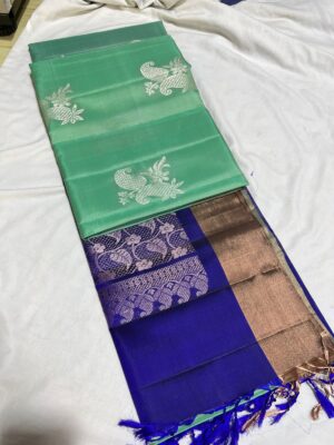 Pure Handloom Kanchipuram Soft Silk Sarees (12)