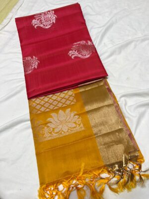Pure Handloom Kanchipuram Soft Silk Sarees (13)