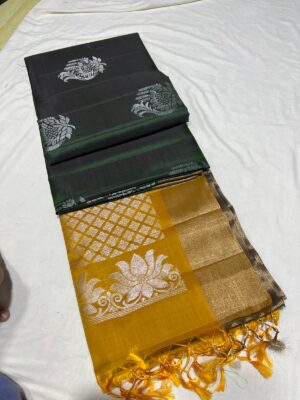 Pure Handloom Kanchipuram Soft Silk Sarees (15)