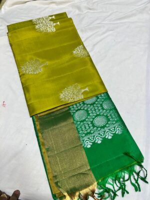 Pure Handloom Kanchipuram Soft Silk Sarees (19)
