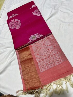 Pure Handloom Kanchipuram Soft Silk Sarees (21)