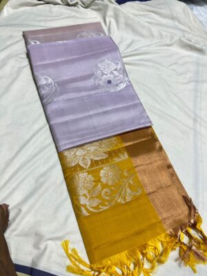 Pure Handloom Kanchipuram Soft Silk Sarees (3)