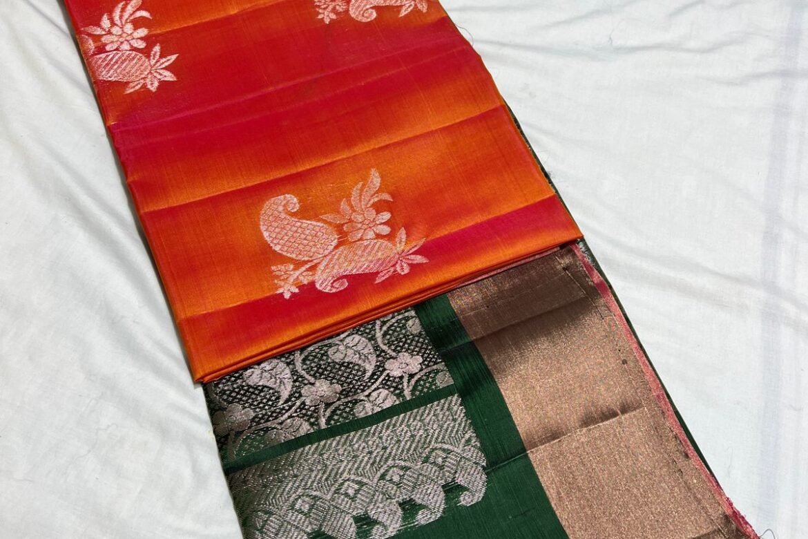 Pure Handloom Kanchipuram Soft Silk Sarees (5)